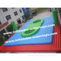 Cheap Price 0.55mm Pvc Tarpaulin Colorful Inflatable Sport Court For Inflatable Sports Games